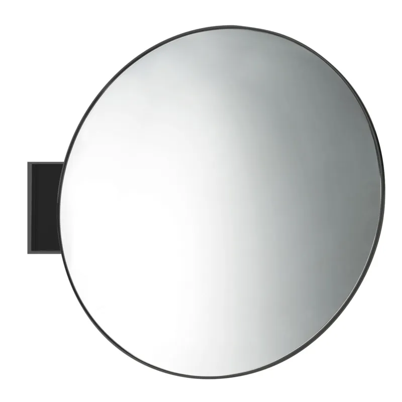 Specchio da attaccare al Sistema PROP di forma rotonda Diametro 63 cm per impreziosire il bagno o l‘ingresso Rifinito con una cornice in alluminio Ever Life Design Compra Adesso