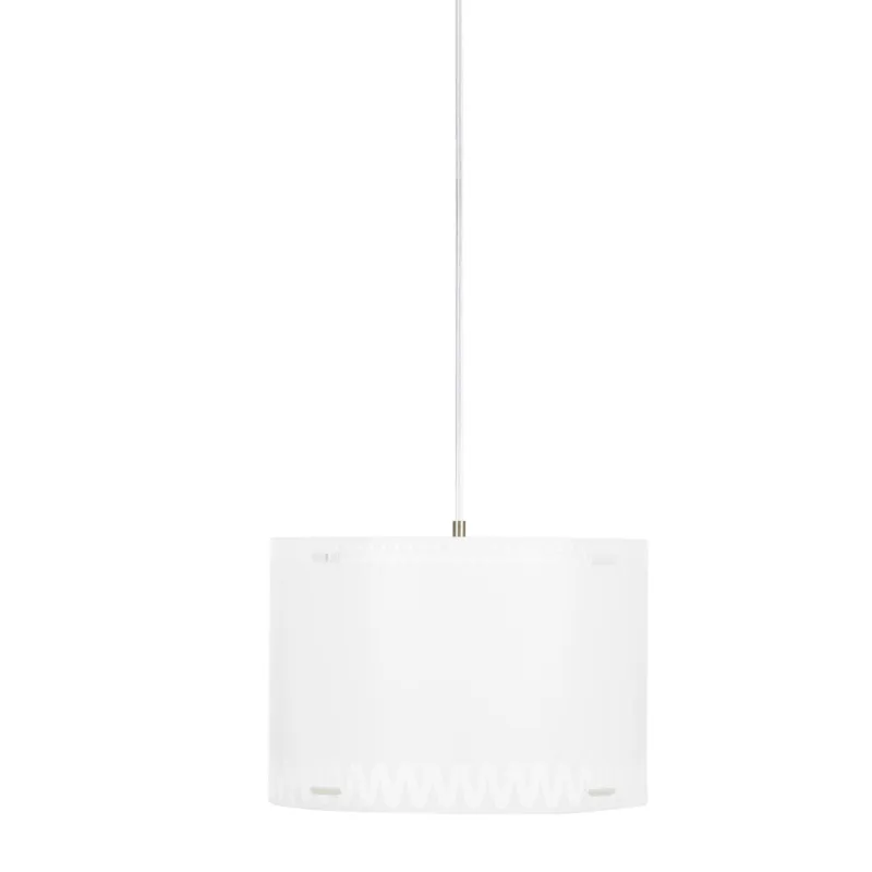 Lampada a sospensione RICCIONE Ø30xh19,5 cm 1x70 W Max da soffitto in polimetilmetacrilato e polipropilene opalino texture bianco Emporium Prezzo Ridotto
