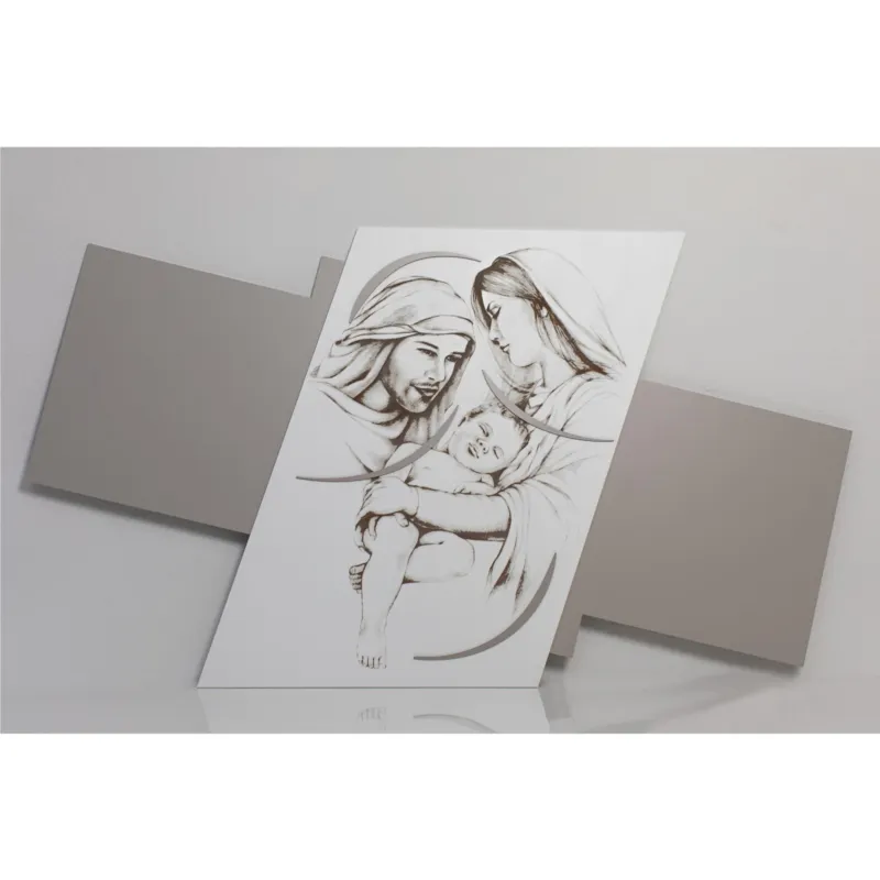 Compra Oggi Stesso Pannello da parete in legno con marcatura al laser GIOIA 130x75xh8 cm colore Bianco, ghiaia decori ghiaia I Dettagli