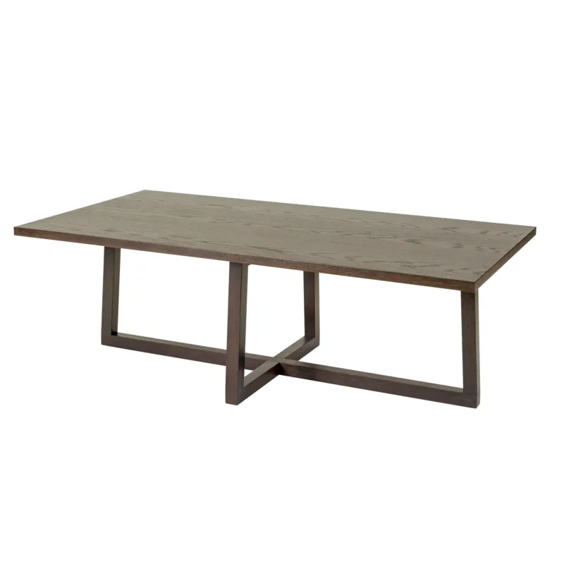 Direttamente Dal Produttore Tavolino Bexleyheath in legno ingegnerizzato e massiccio, dimensioni 115 x 60 x h38 cm, peso 14 Kg, finitura legno wengè Woodman