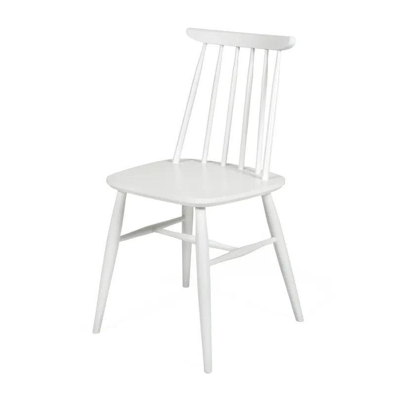 Prezzo Scontato Sedia Aino Bianca in legno massiccio, dimensioni 42,5 x 45 x h81 cm, peso 4,4 Kg, finitura bianca Woodman