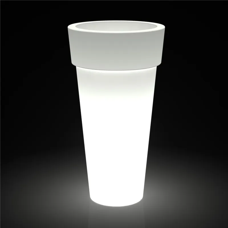 Compra Online Portavaso MESSAPICO liscio h70 cm Adatto all‘uso Interno Esterno senza illuminazione neutro Kloris