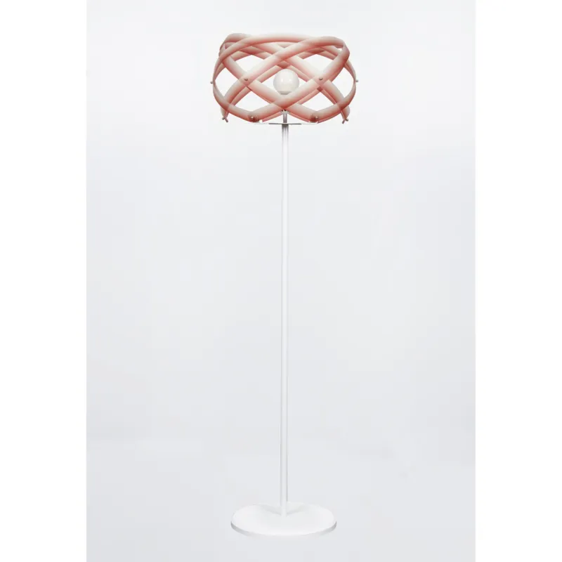 Esclusivo Lampada da terra NUCLEA diametro 53xh 187 cm Paralume in metacrilato colore nuance rosso Emporium