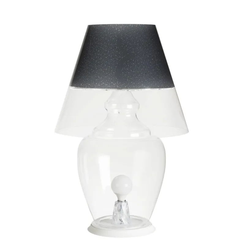 Prezzo Ridotto Lampada da terra per interno ANGIPU‘ Ø 59xh 88 cm Paralume in metacrilato opalino nero Emporium
