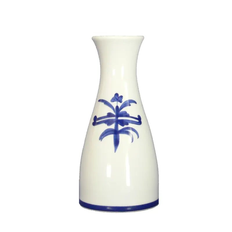 Offerta Speciale Vaso fiori in porcellana decoro antico ragno h 20 cm in porcellana bianca in lavabile in lavastoviglie Radif 1820