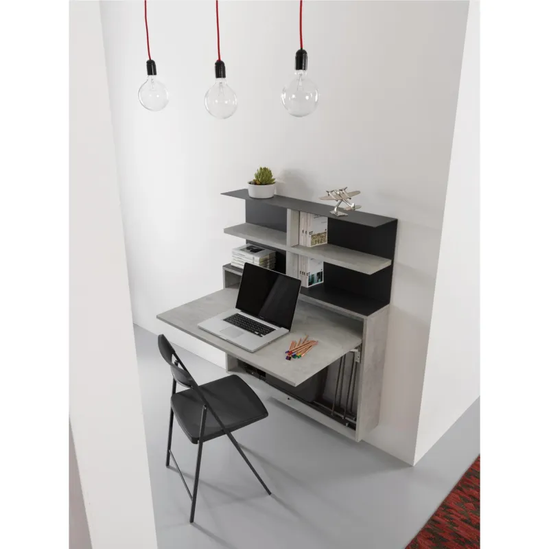 Composizione bureau 3 - Pezzani srl Grigio Tortora, Cioccolato Sablé, G Soddisfatti O Rimborsati