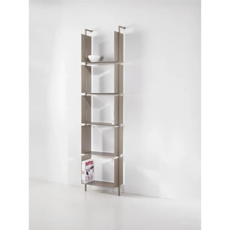 Più Venduto Libreria componibile - LIBRA Pezzani srl Bianco Sablé, Bianco Sablé, Bianco