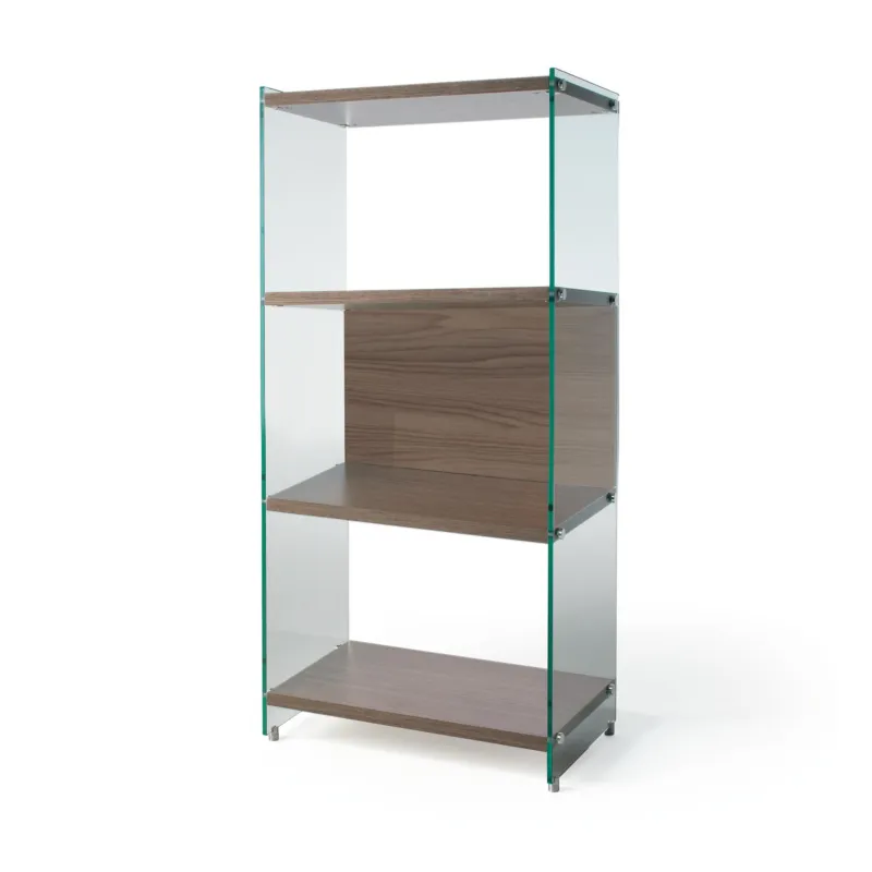Esclusivo Libreria componibile da cm.60 -fianco alto 125 cm ripiani in BYBLOS Pezzani srl Grigio Ardesia