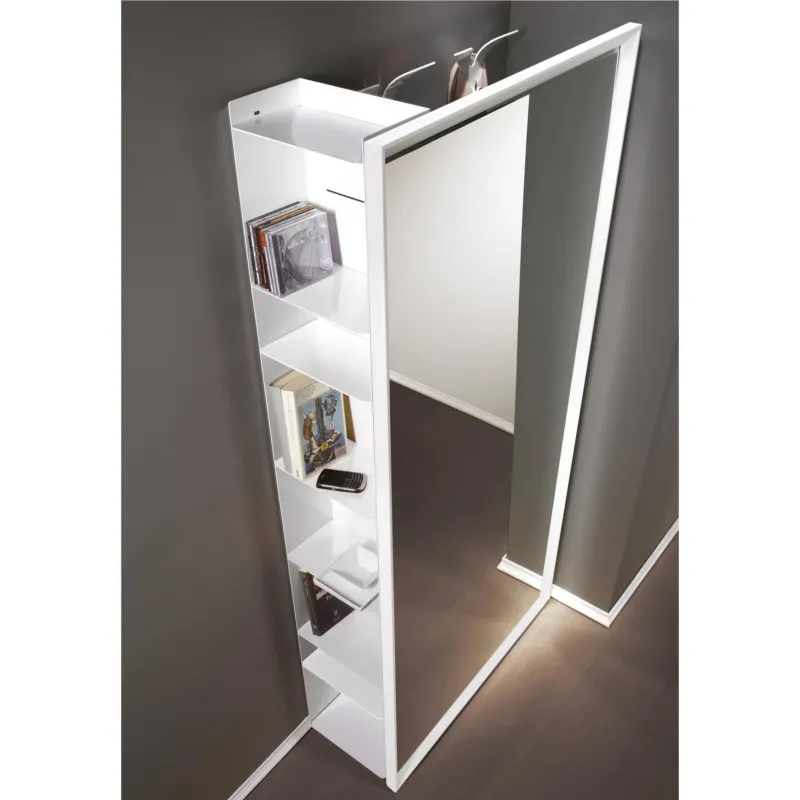 Composizione rettangolo riflesso 2 - Pezzani srl Cromo Satinato, Bianco Sablé, Bianc Promozione Esclusiva