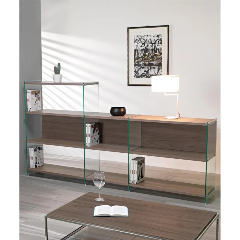 Offerta Limitata Composizione byblos 10 - ripiani in Pezzani srl Grigio Ardesia
