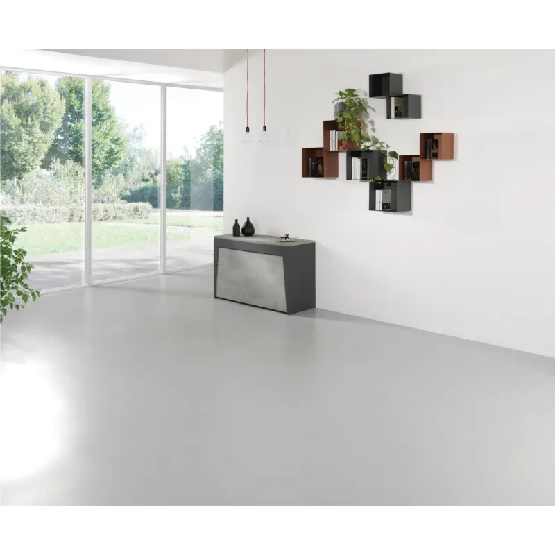 Composizione marvel plus 1 - carrello porta sedia più sei sedie Pezzani srl Bianco Sablé, Bianco Opaco, Bianco, A Buon Prezzo