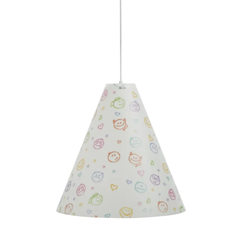 Reso Gratuito Lampada a sospensione per camerette DUOLI Ø 40xh 42 cm in multicolor decoro emotions Emporium