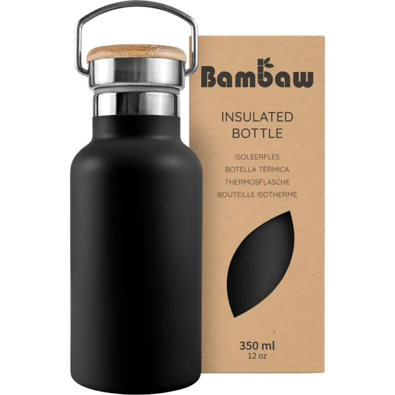 Novità Thermos in Acciaio Inossidabile, 350 ml,Jet Black