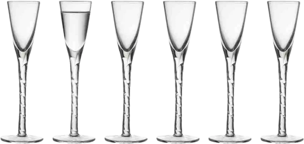 Soddisfatti O Rimborsati Bicchierini da Liquore Paris in Vetro Trasparente 2,5 cl - 6 Pezzi