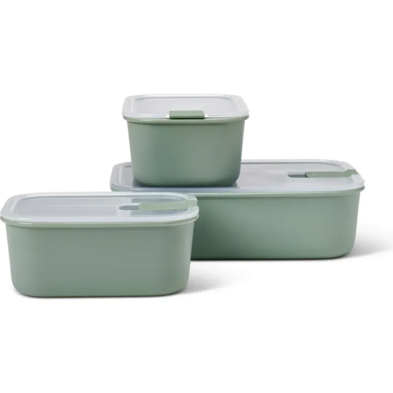 Contenitori Ermetici EasyClip - 3 Pezzi (2x700 ml + 1x1500 ml),Nordic Sage Prezzo Basso