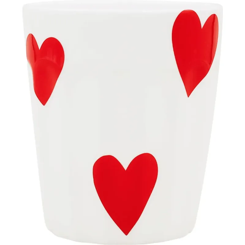 Tazza - Cuori Grandi,Rosso Pagamento Sicuro