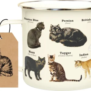 Compra Online Tazza Smaltata - Gatti