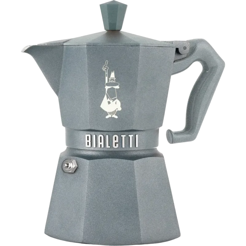 A Buon Prezzo Moka Exclusive Induction - Grigio Argento,3 tazzine