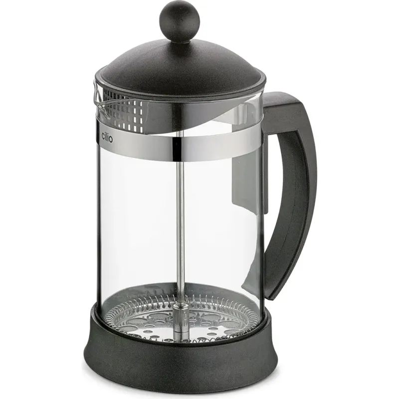 Compra Oggi Stesso MARIELLA - Caffettiera a Stantuffo, Nero,6 Tazze