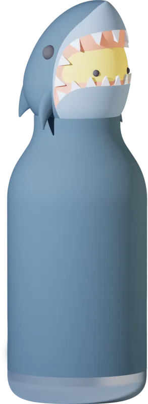 Borraccia Termica - Squalo, 460 ml Spedizione Espresso