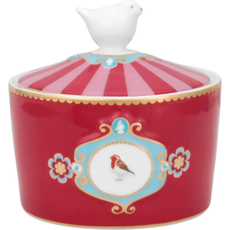 Love Birds - Zuccheriera,Rosso/Rosa Prezzo Conveniente