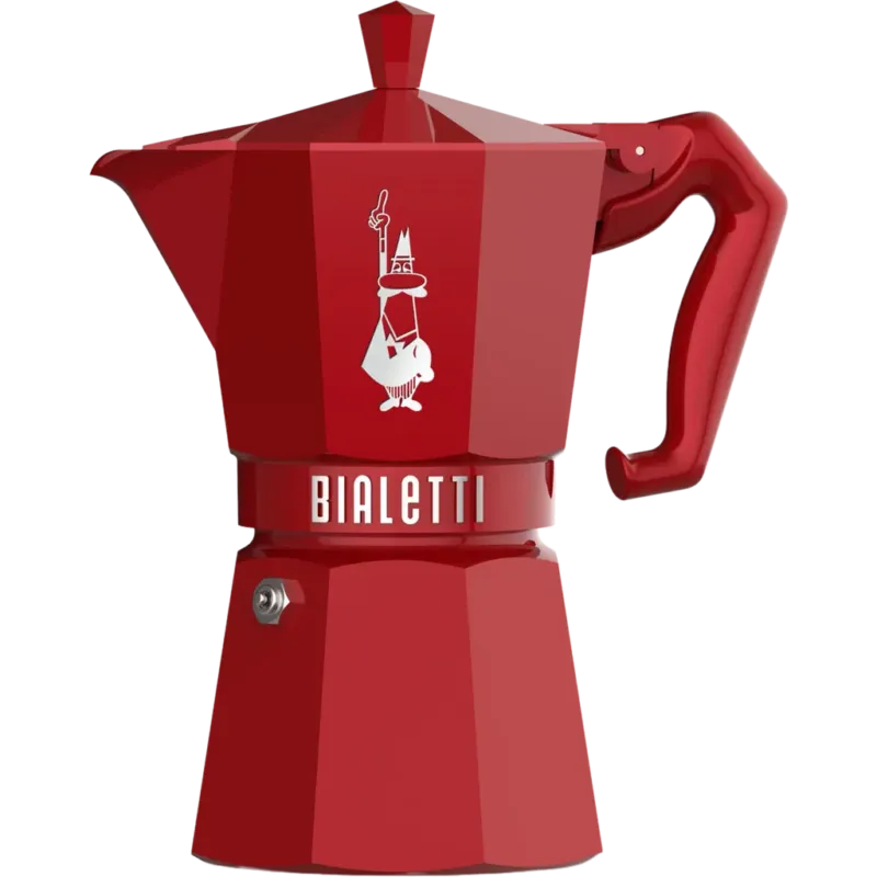 Prezzo Basso Moka Exclusive - Red,6 tazzine