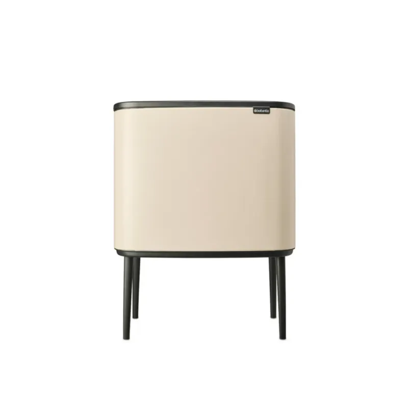 Scelto Dai Clienti Bo Touch Bin - Pattumiera 36 L con Inserto in Plastica,Soft Beige