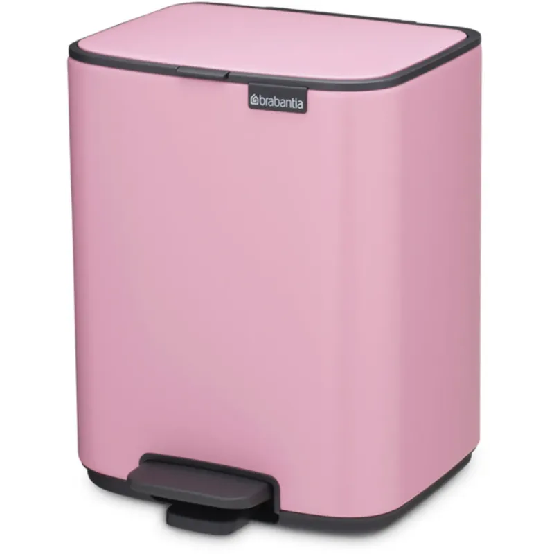 Professionale Bo - Pattumiera a Pedale, 7 L,Lilac Pink