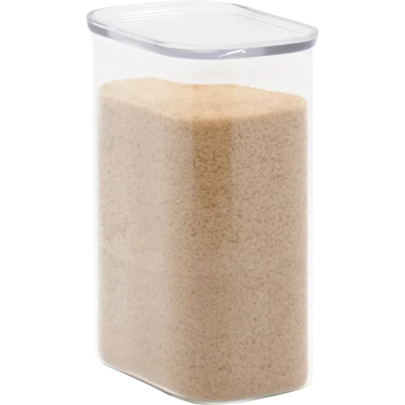 Acquista Ora Contenitore Rettangolare Alto con Coperchio in Vetro,1200 ml