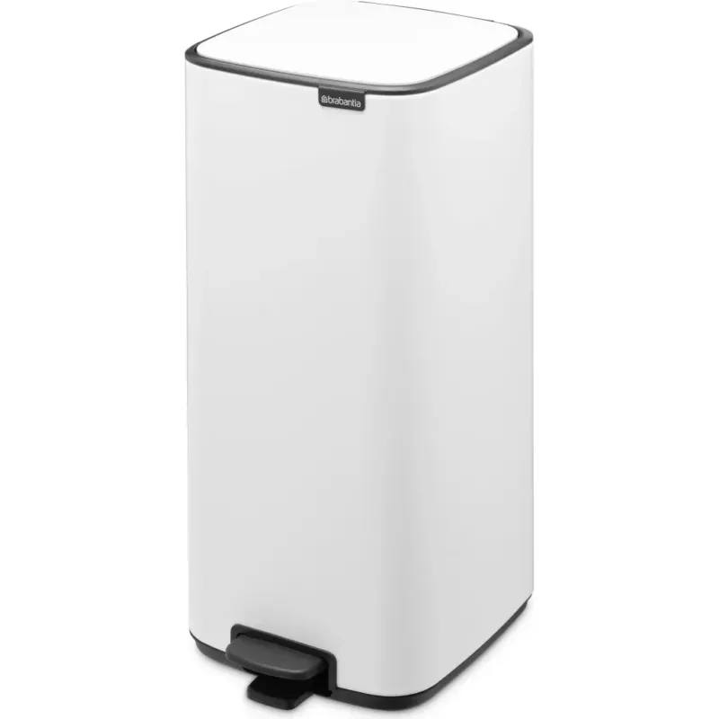 Super Prezzo Bo - Pattumiera a Pedale, 30 L,White