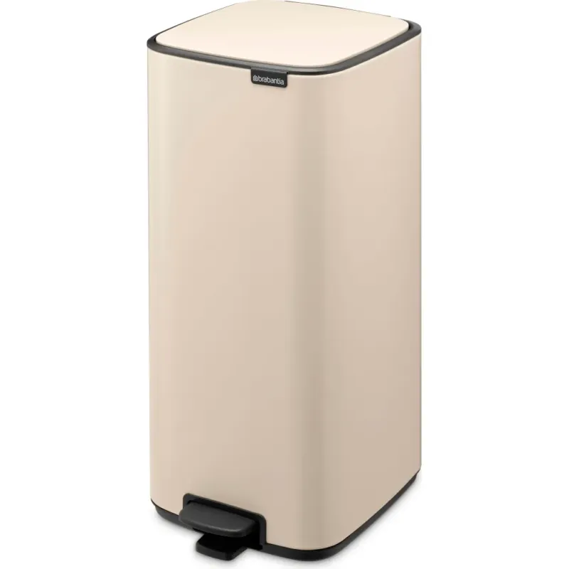 Prezzo Conveniente Bo - Pattumiera a Pedale, 30 L,Soft Beige