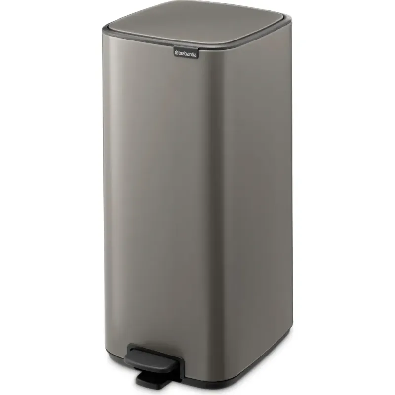 Bo - Pattumiera a Pedale, 30 L,Platinum Esclusivo