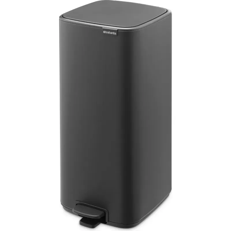 Ultimissimo Modello Bo - Pattumiera a Pedale, 30 L,Mineral Infinite Grey