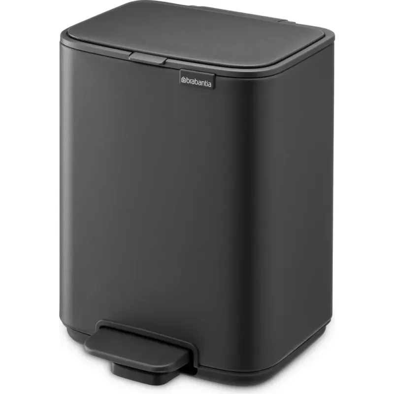 Spedito Oggi Bo - Pattumiera a Pedale, 4 L,Mineral Infinite Grey