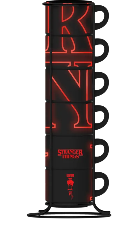Stranger Things - Set di 6 Tazzine Impilabili A Buon Prezzo