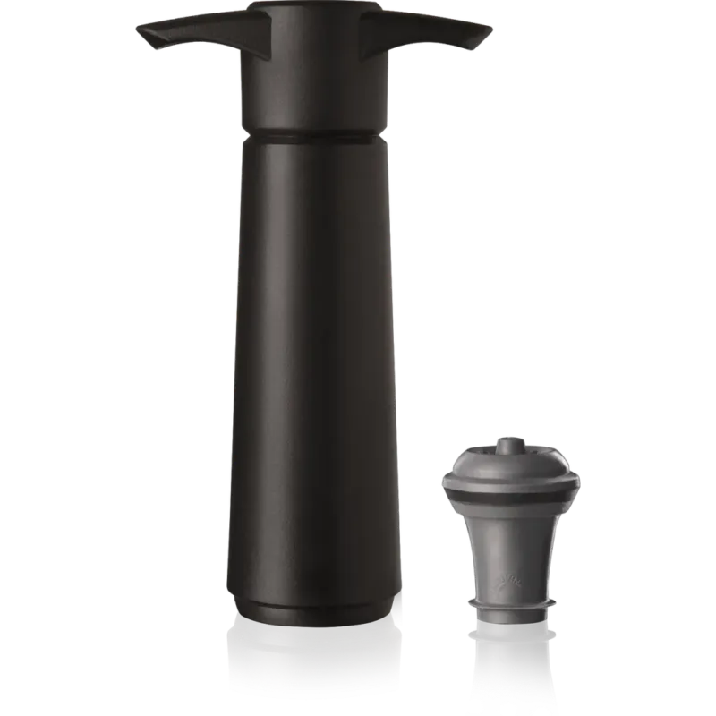 Ultima Occasione Pompa per Vino, Nero,Pompa + 1 Wine Stopper