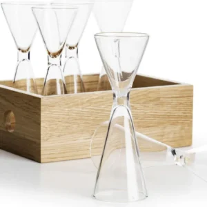 Nuova Collezione Set di Bicchieri da Grappa - 6 Pezzi