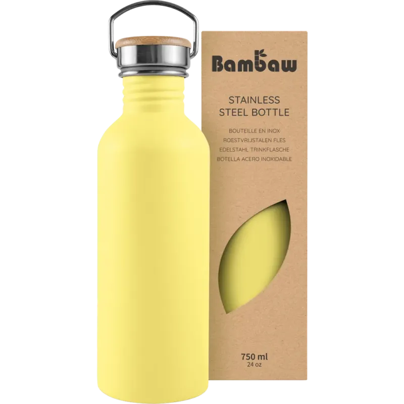 Borraccia in Acciaio Inossidabile, 750 ml,Yellow Beam Soddisfatti O Rimborsati