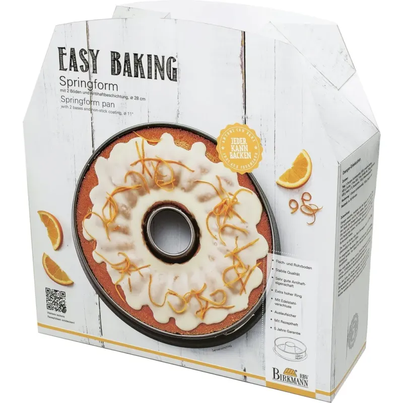 Novità Easy Baking - Tortiera con Doppio Fondo,28cm