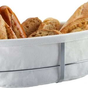 Promozione Esclusiva Cesto per Pane BRUNCH Ovale, Bianco
