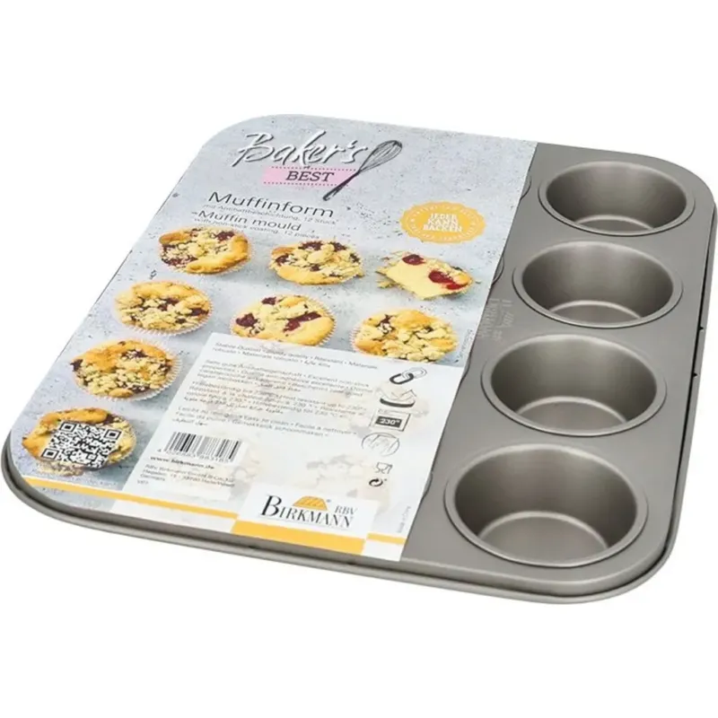 Baker‘s Best - Stampo per Muffin,12 pz. Nuova Collezione