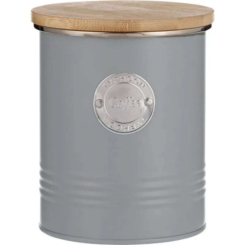 Ultimissimo Modello Living - Barattolo per Caffè, 1 Litro,Grigio Pastello
