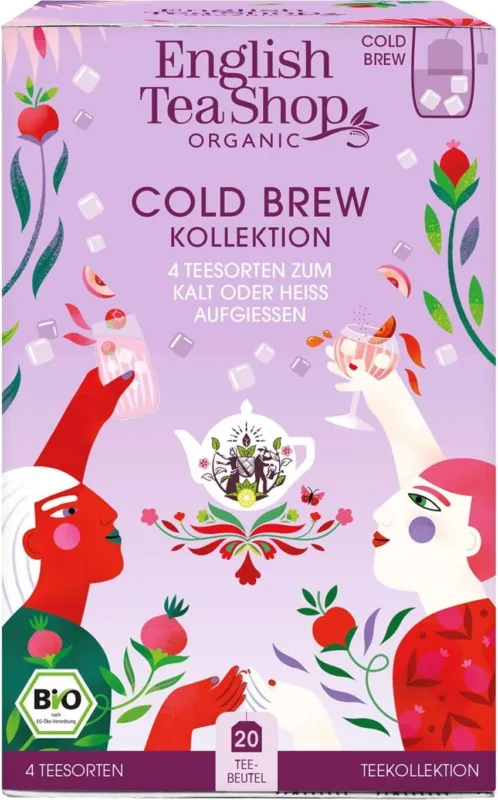 Subito Disponibile Collezione Cold Brew Tea Bio - 4 Varietà per Infusione a Freddo