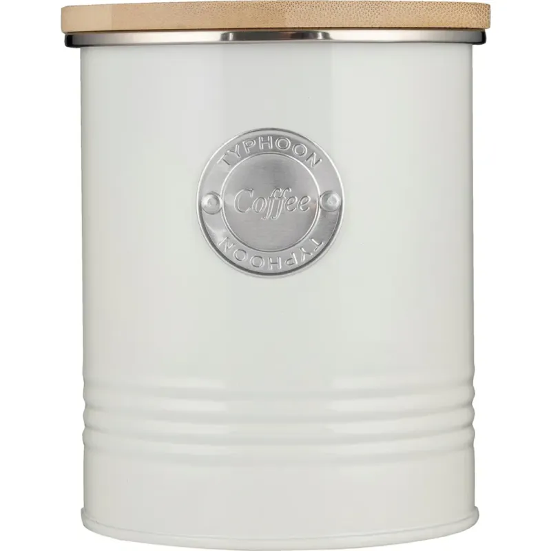 Spedito Oggi Living - Barattolo per Caffè, 1 Litro,Crema Pastello