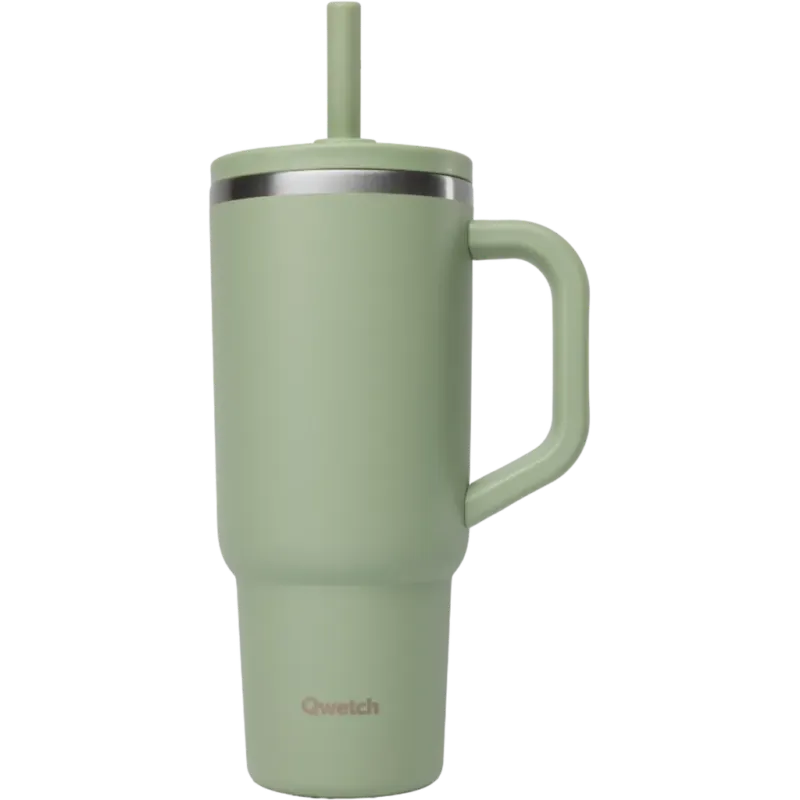 Ultime Pezzi Travel Cup Termica Matt con Coperchio Ermetico - 900 ml,Vert tilleul