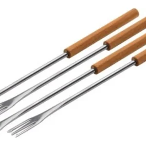 Forchette per la Fonduta BULK - Legno di Ciliegio Reso Gratuito