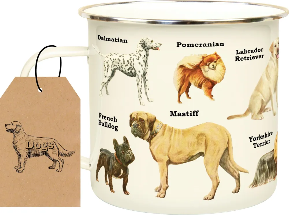 Economico Tazza Smaltata - Cani