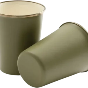Set di Bicchieri Smaltati - Olive Promo Stagionale
