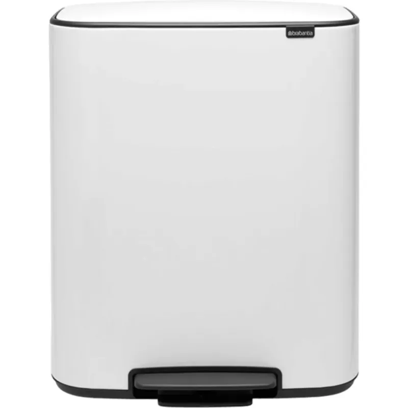Bestseller Bo - Pattumiera a Pedale 60 Litri,White