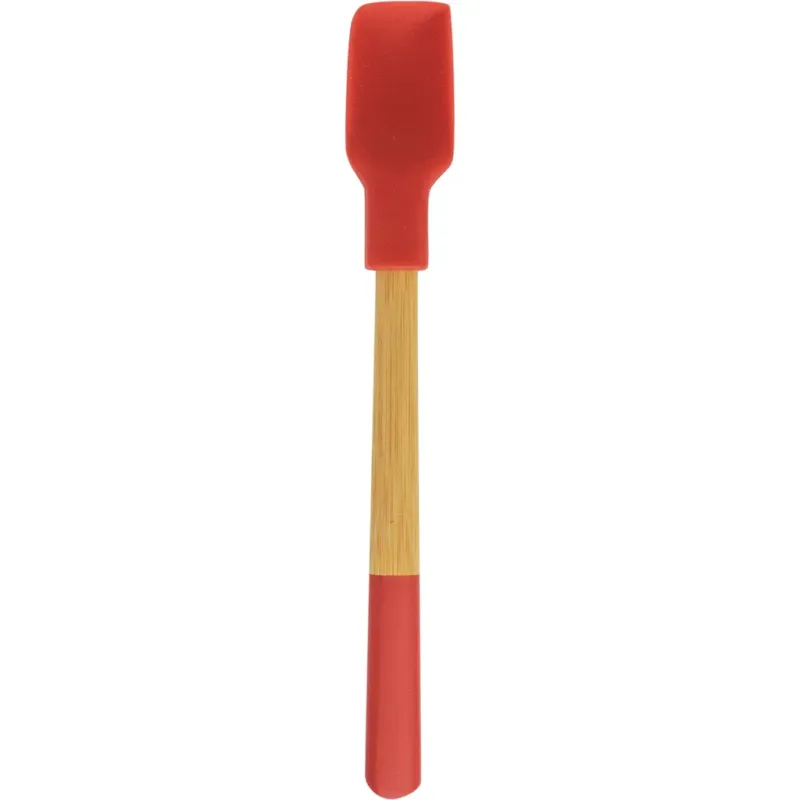 Spatola a Cucchiaio in Silicone Mini, 21 cm,Rosso Mattone Professionale